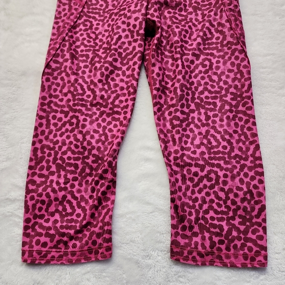 Lululemon Run Top Speed Crop Ace Spot Jewelled Magenta Dashing Purple/Dashing 6 - Picture 8 of 16